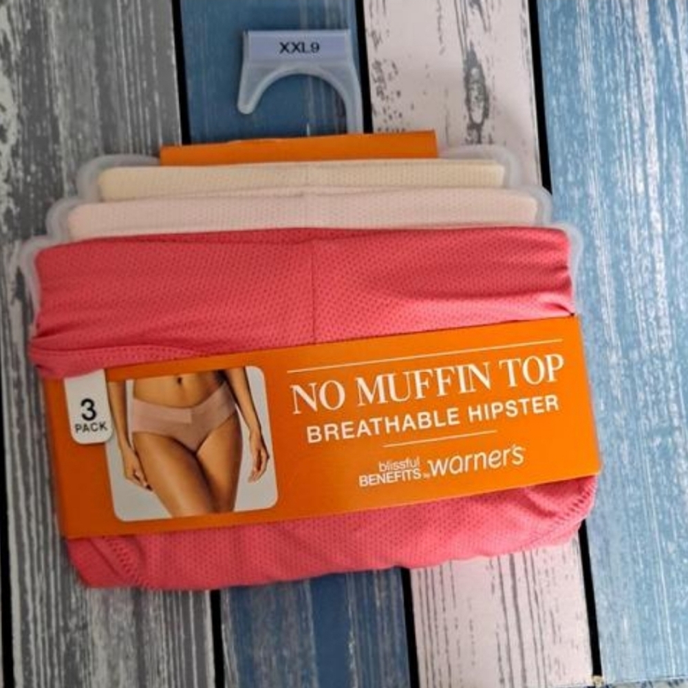 WOMEN'S WARNER'S NO MUFFIN TOP BREATHABLE HIPSTER UNDERWEAR